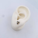 Topos Trio 0.8gr / 2 3/4 in / Oro Amarillo 18K &