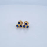 Topos Trio 0.8gr / 2 3/4 in / Oro Amarillo 18K &