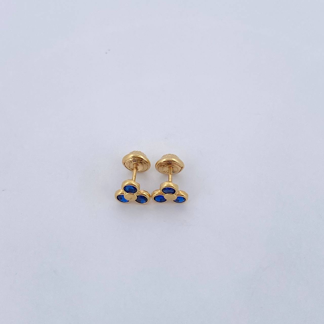 Topos Trio 0.8gr / 2 3/4 in / Oro Amarillo 18K &