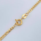 Cadena Cubana 4.1gr / 23 1/2 in / 2.17mm Oro Amarillo +1 18K &