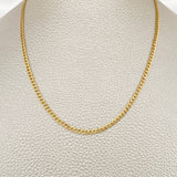 Cadena Cubana 4.65gr / 23 3/4 in / 3.04mm Oro Amarillo +1 18K &