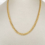 Cadena Cubana 4.1gr / 23 1/2 in / 2.17mm Oro Amarillo +1 18K &