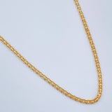 Cadena China 2.75gr / 15 3/4 in / 1.3mm Oro Amarillo +1 18K &