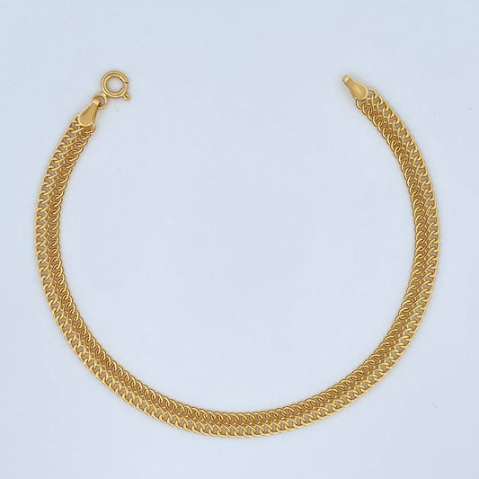 Pulso Sedusa 2.65gr / 7 3/4 in / 4.8mm Oro Amarillo +3 18K &