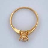 Anillo Solitario Mariposa 2.45gr / T5 3/4 / Oro Amarillo 18K %