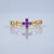 Anillo Flor 0.85gr / T5 3/4 / Oro Amarillo 18K %