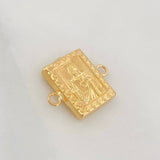 Charm Sacred Heart of Jesus 0.7g / 3/4 in Yellow Gold 18K
