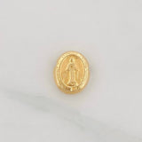 Charm Miraculous Virgin 0.45g / 1/2 in Yellow Gold 18K