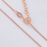 Venetian Chain Heart Pendant 2.25g / 18 in / 0.9mm Vermeil Silver 925