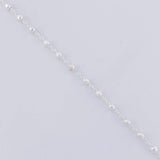 Cadena Aro Seguido Dije Moño 5.8g / 18 in / 2.5mm Plata 925