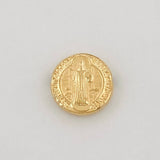 Charm Saint Benedict 0.4g / 1/2 in Yellow Gold 18K