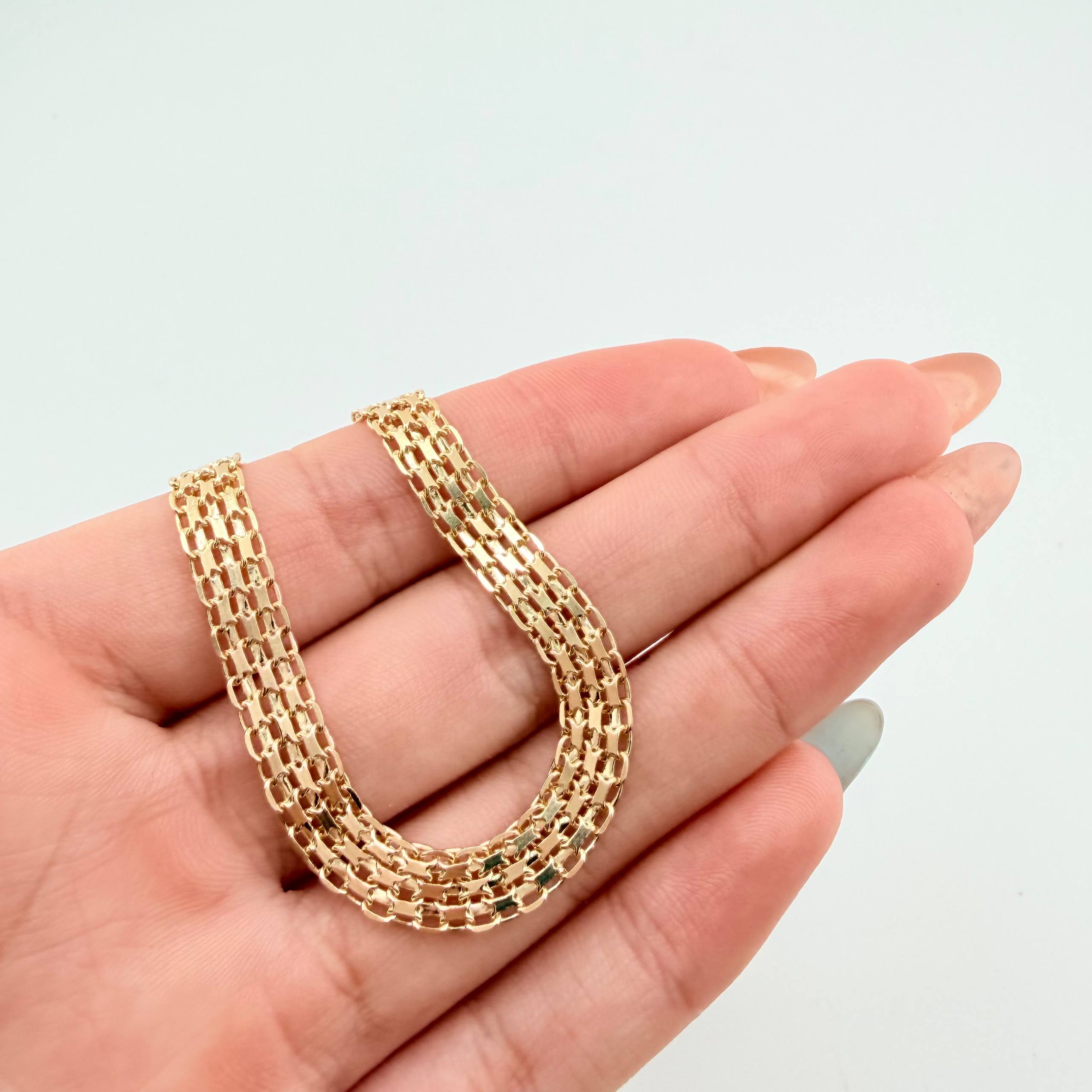Pulso Chino 7.95gr / 7 1/2 in / 6.2mm Oro Amarillo +1 18K
