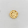 Charm Crown 0.8g / 1/2 in 18K Yellow Gold