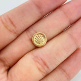 Charm Crown 0.55g / 1/2 in Yellow Gold 18K