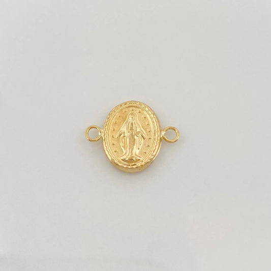 Herraje Virgen Milagrosa 0.5g / 1/2 in Oro Amarillo 18K