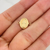 Charm Miraculous Virgin 0.5g / 1/2 in 18K Yellow Gold