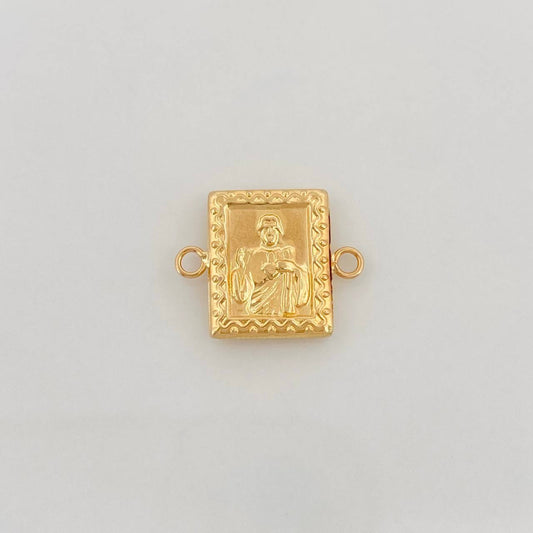 Herraje Sangrado Corazon Jesus 0.65g / 1/2 in Oro Amarillo 18K