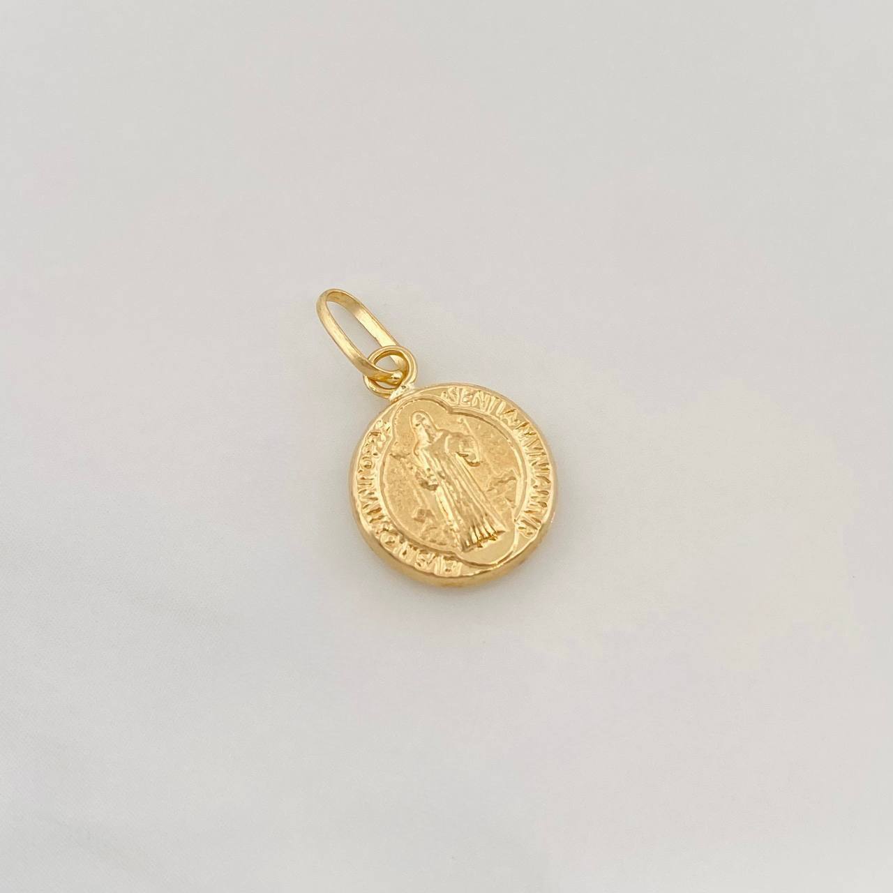 Pendant Saint Benedict 0.45g / 1/2 in Yellow Gold 18K