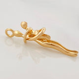 Dije Mama E Hijo 3 g / 1 1/4 in Oro Amarillo 18K