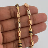 Cadena Rustica Barril 12.35gr / 22 1/4 in / 4.7mm Tres Oros 18K $