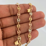 Tobillera GC 5.95gr / 10 1/2 in / 4.8mm Tres Oros 18K %