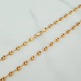 GC Chain 7.4gr / 22 in / 4mm 18K Yellow Gold %