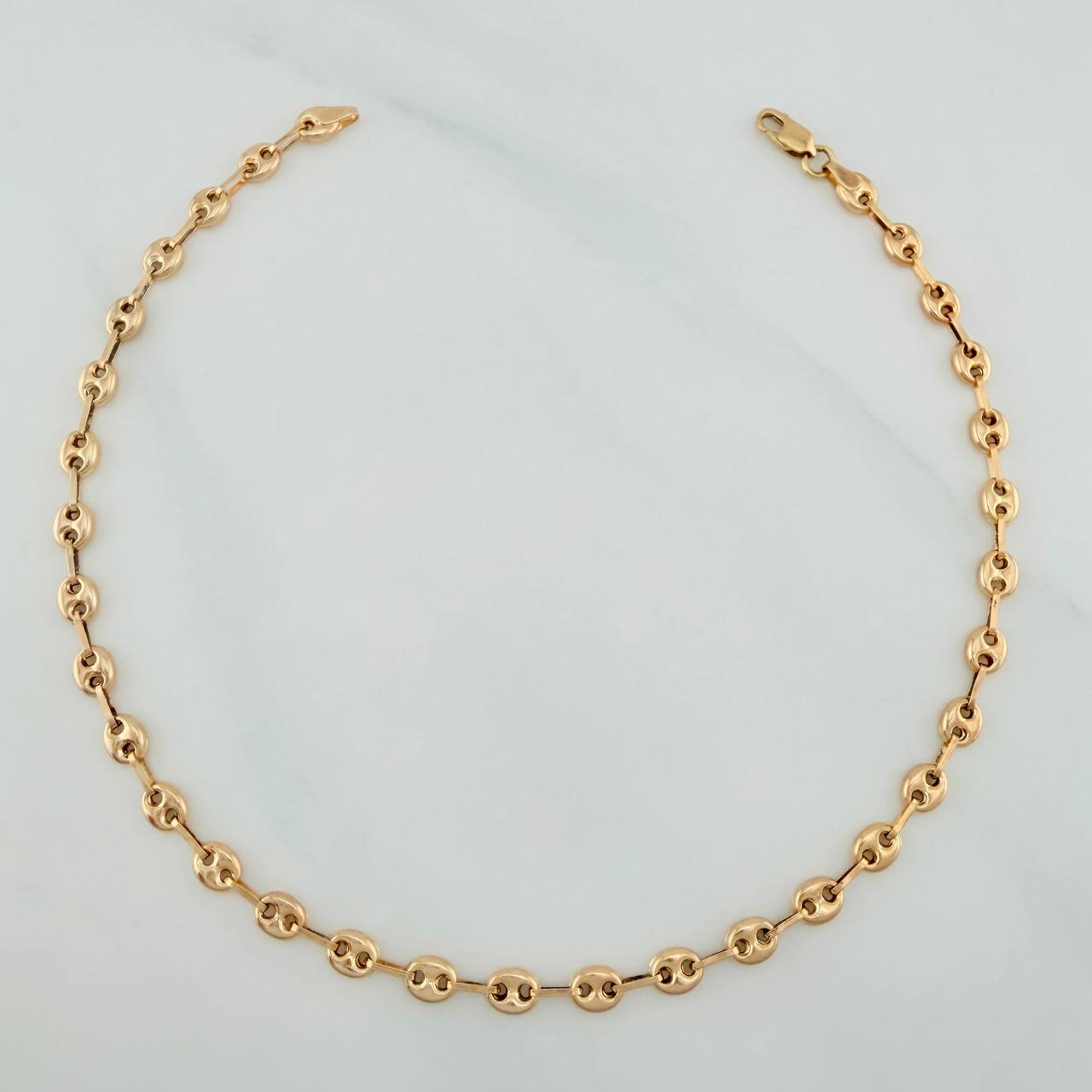 Tobillera GC 3.6gr / 10 1/4 in / 4mm Oro Amarillo 18K &