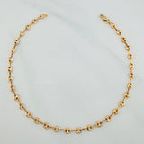 Tobillera GC 3.6gr / 10 1/4 in / 4mm Oro Amarillo 18K &