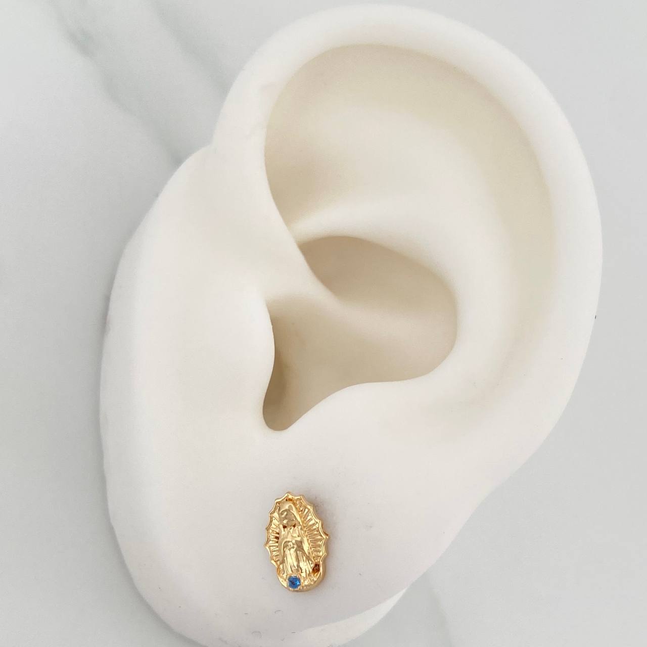 Topos Virgen de Guadalupe 1gr / 6mm Oro Amarillo 18K %