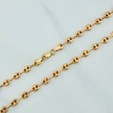 Cadena GC 5.65gr / 16 1/4 in / 4mm Oro Amarillo 18K &