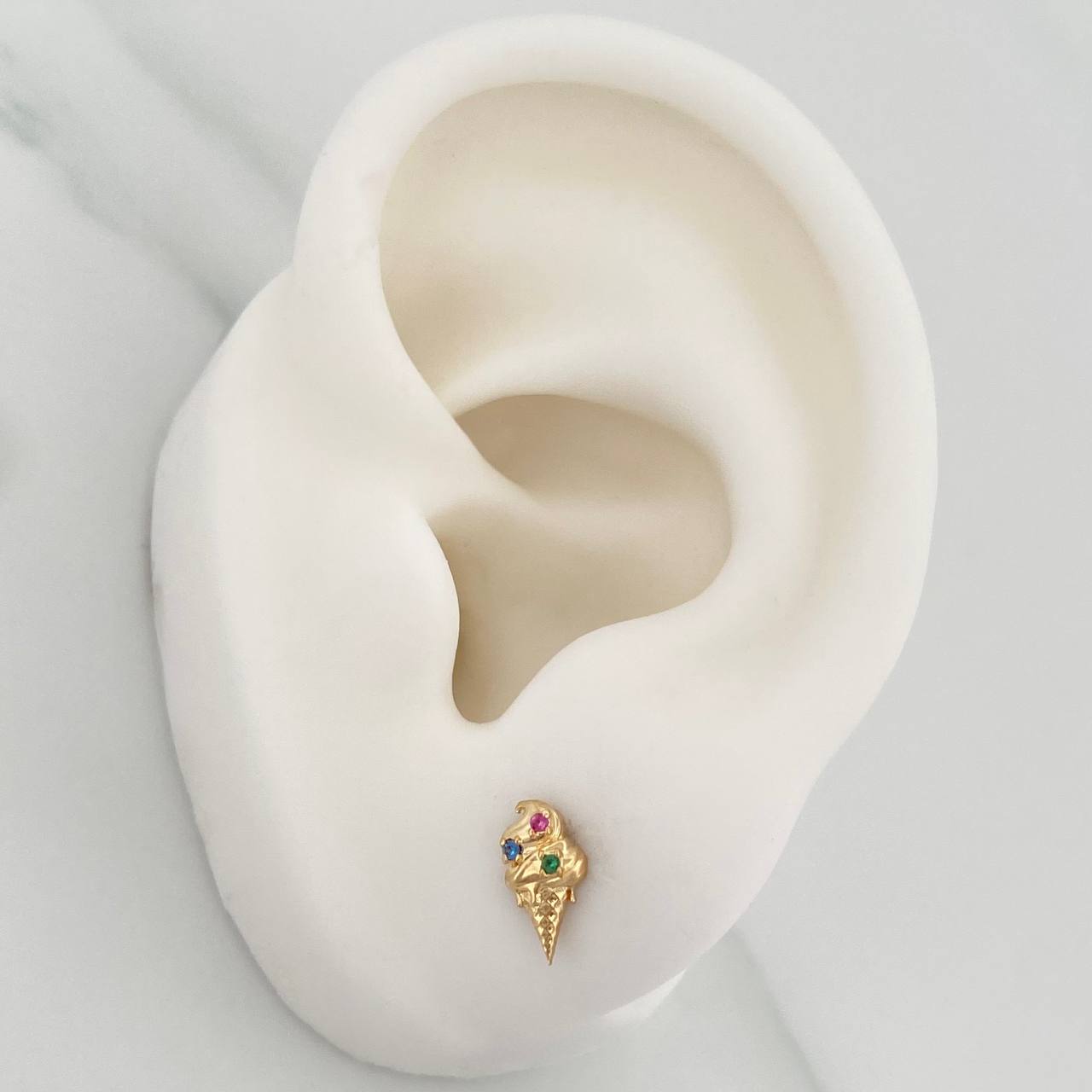 Topos Cono 0.8gr / 2mm Oro Amarillo 18K %