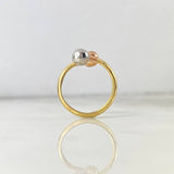 Anillo Tu y Yo 1.55gr / T7 1/2 / Oro 18K ©
