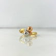 You and Me Ring 1.65gr / Size 6 1/2 / 18K Gold