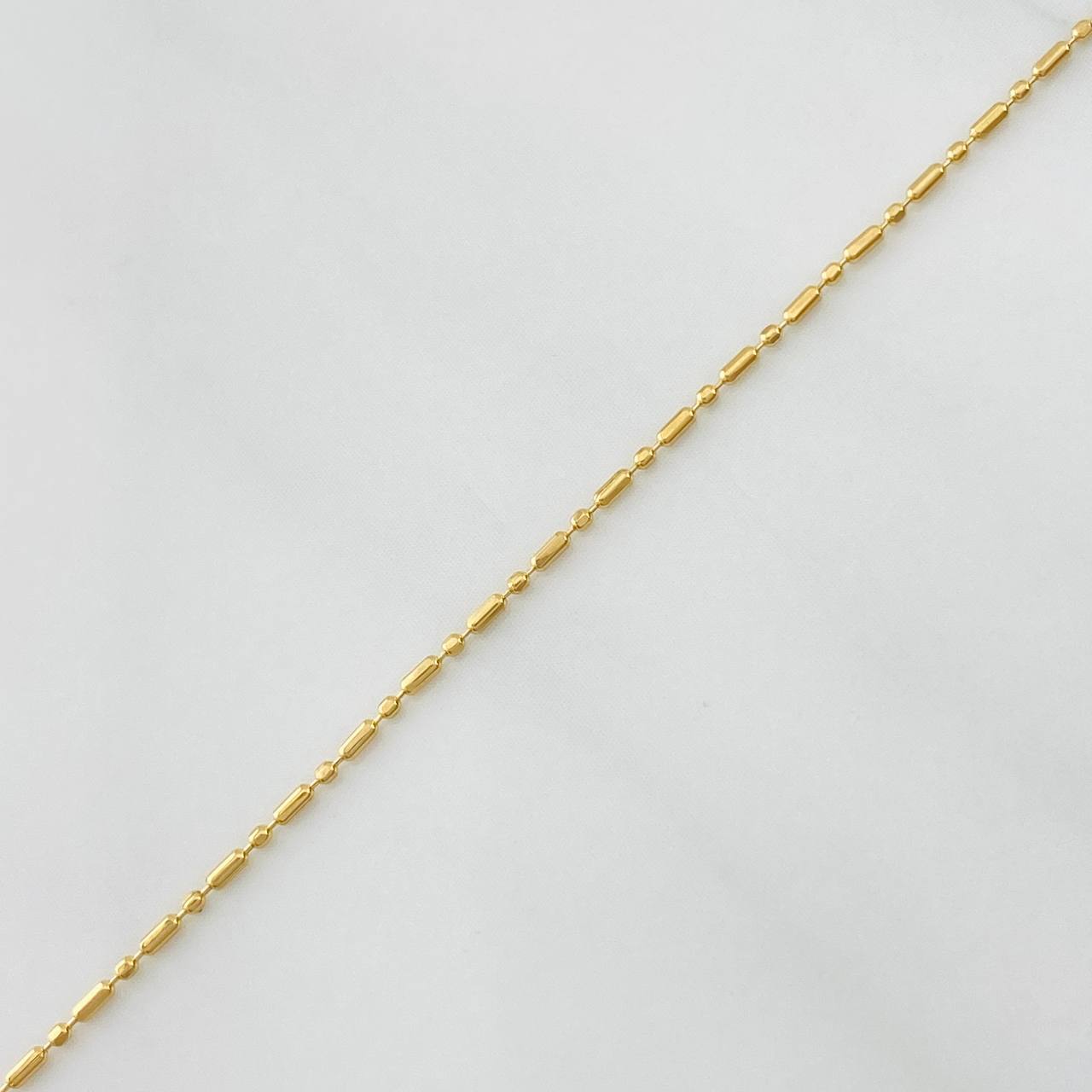 Cadena Morse 1.45g / 18 in / 0.75mm Oro Amarillo 18K