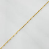 Cadena Morse 1.45g / 18 in / 0.75mm Oro Amarillo 18K