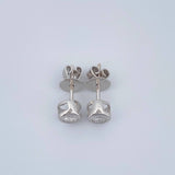 Topos Bisel Diamantes 1.45gr / 5.11mm Oro Blanco 18K %