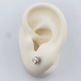 Topos Bisel Diamantes 1.45gr / 5.11mm Oro Blanco 18K %