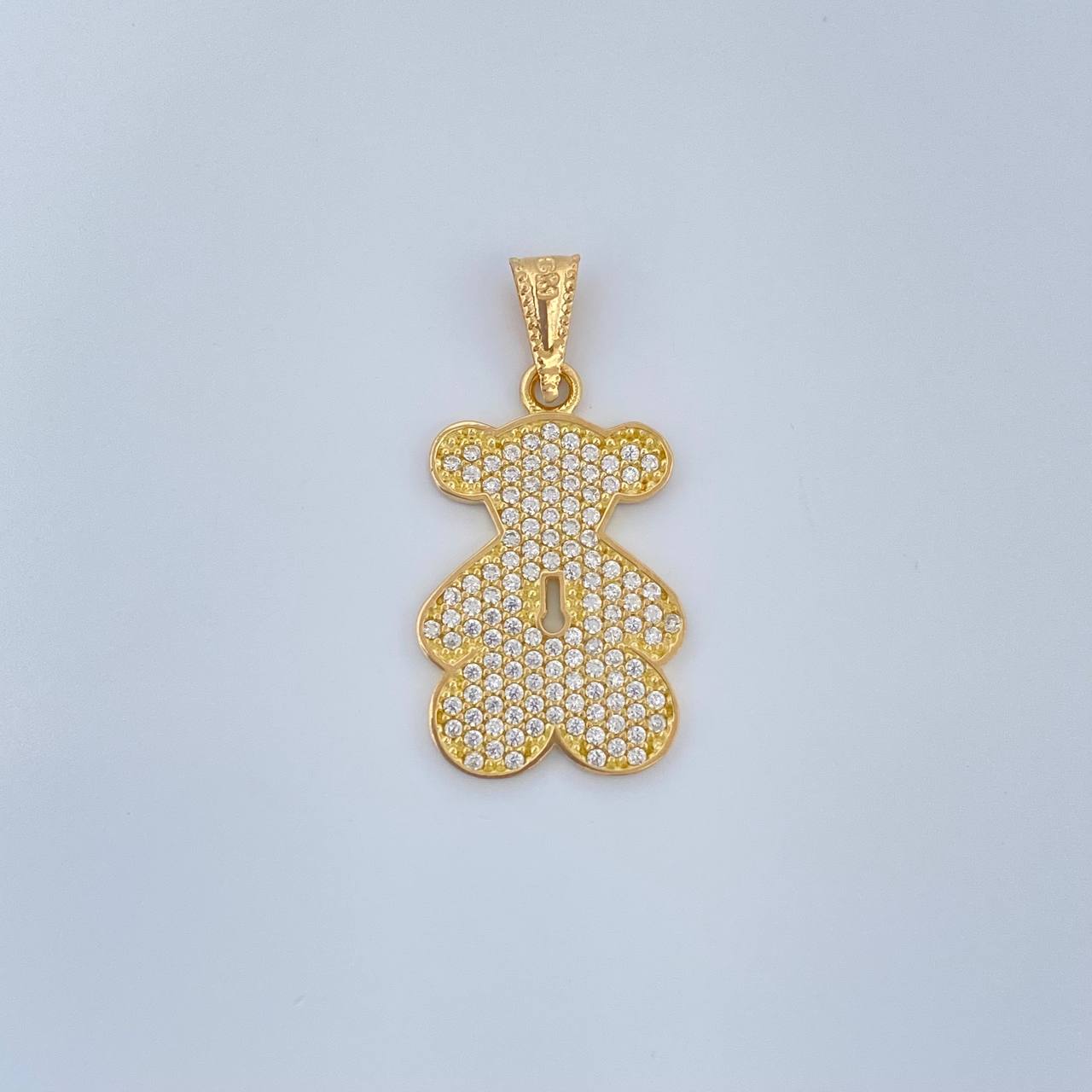 Dije Oso TS 2.5gr / 1 1/4 in / Oro Amarillo 18K &