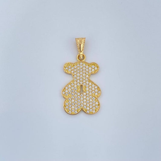 Dije Oso Ts 2.7gr / 1 1/4 in / Oro Amarillo 18K %