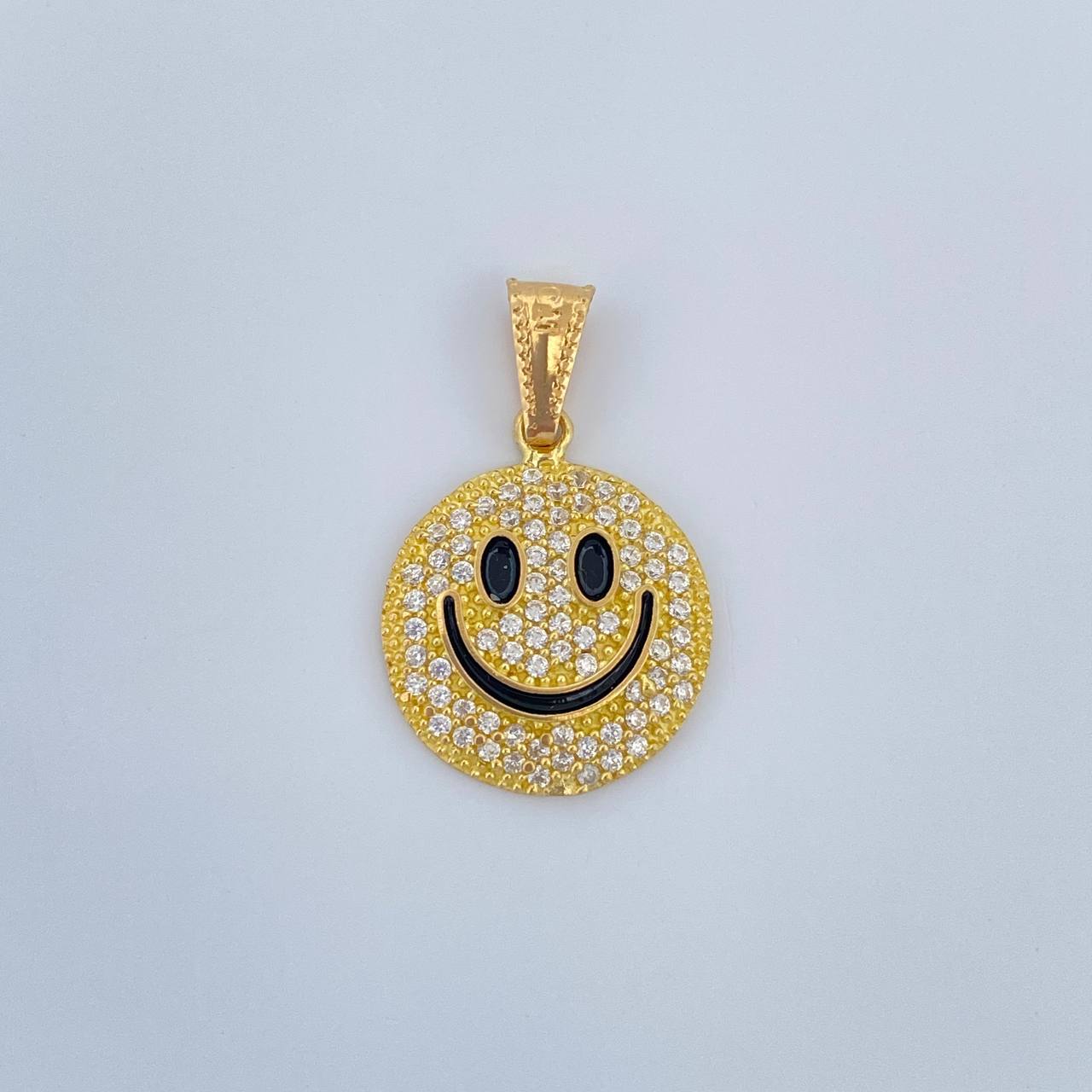 Dije Cara Feliz 2.1gr / 1 in / Oro Amarillo 18K &
