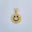 Dije Cara Feliz 2.1gr / 1 in / Oro Amarillo 18K &