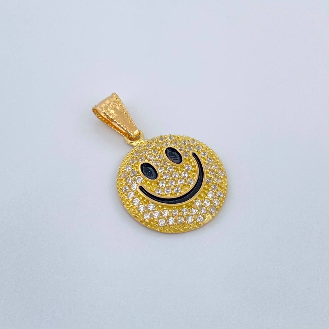 Dije Cara Feliz 2.1gr / 1 in / Oro Amarillo 18K &