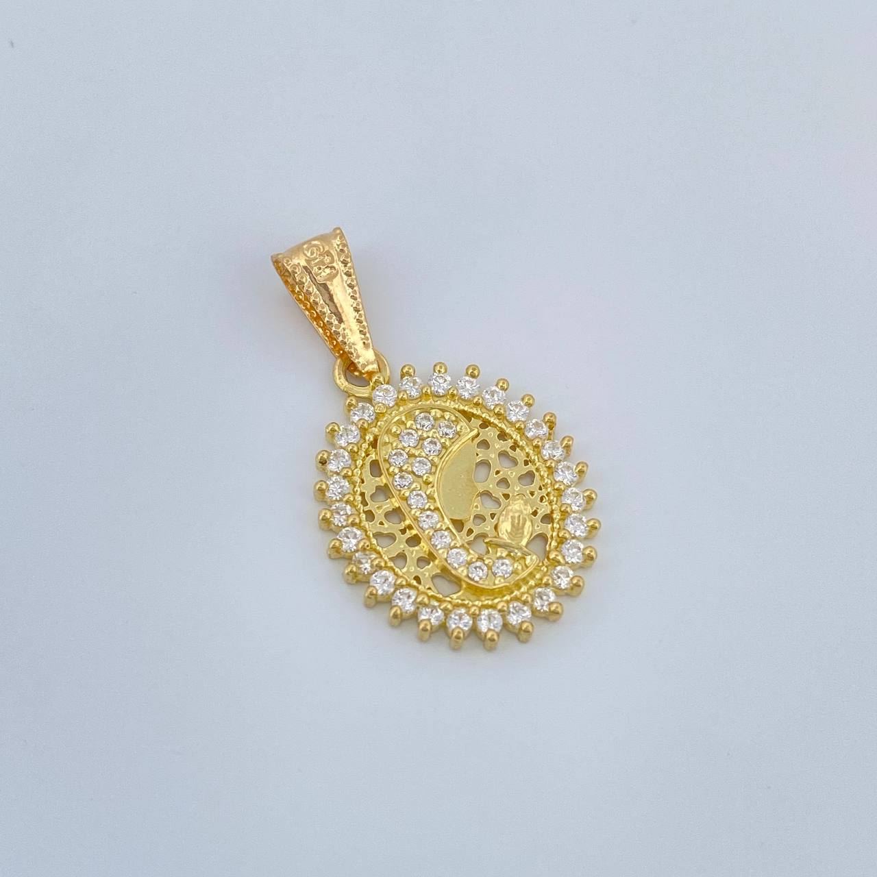 Dije Virgen Maria 1.7gr / 1 in / Oro Amarillo 18K &
