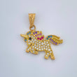 Dije Unicornio 2.45gr / 1 in / Oro Amarillo 18K &