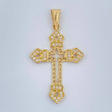 Dije Cruz 1.9gr / 1 1/2 in / Oro Amarillo 18K &