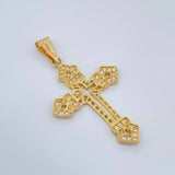 Dije Cruz 1.9gr / 1 1/2 in / Oro Amarillo 18K &