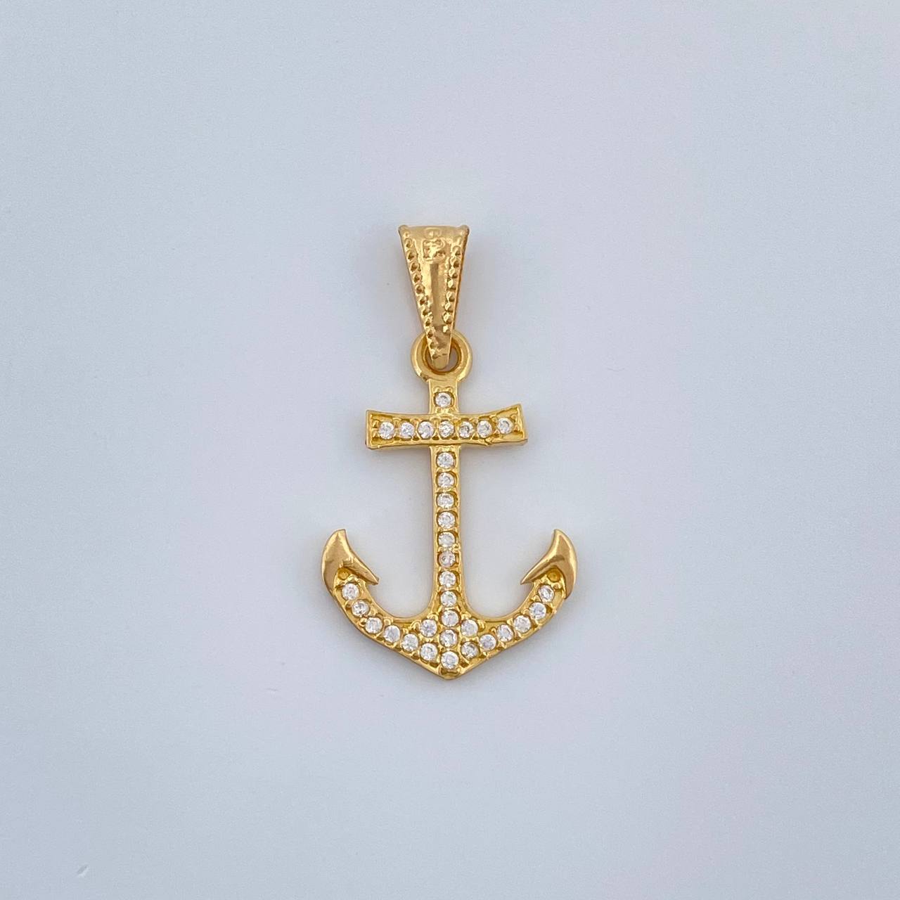 Dije Ancla 1.05gr / 1 in / Oro Amarillo 18K &