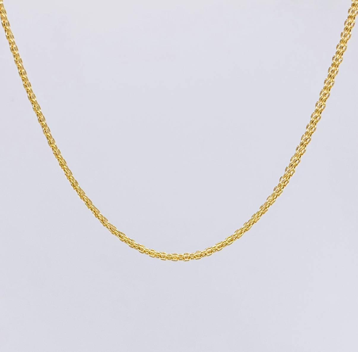 Bismark Chain 4.35g / 18 in / 3.3mm Yellow Gold 18K
