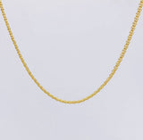 Bismark Chain 4.35g / 18 in / 3.3mm Yellow Gold 18K