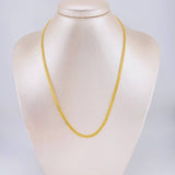 Bismark Chain 4.35g / 18 in / 3.3mm Yellow Gold 18K